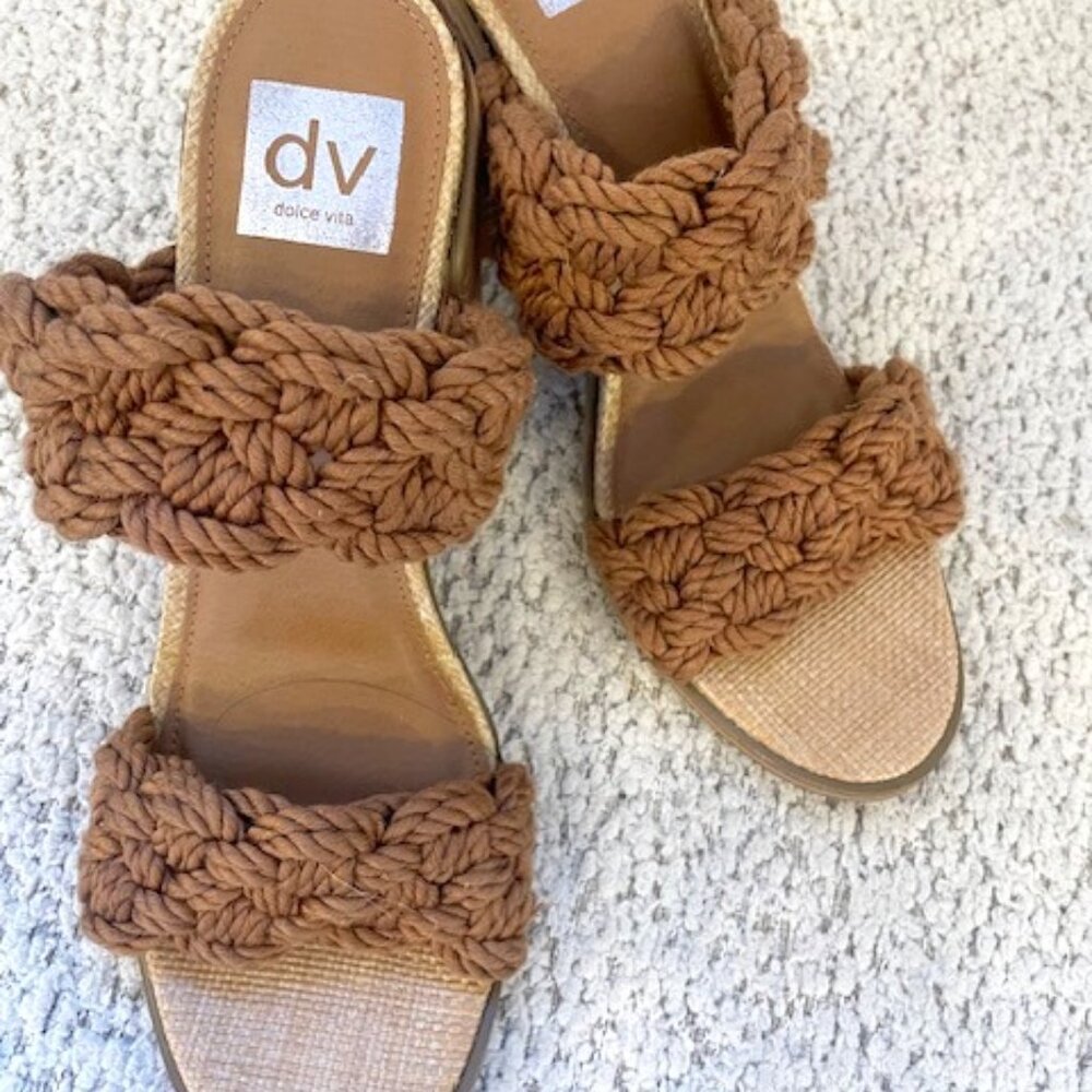 Dolce Vita Fabric Carmel Braided Strappy Women Sandal